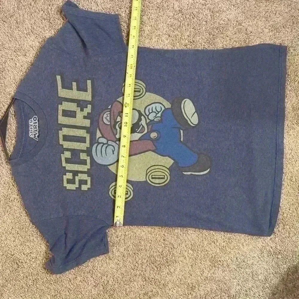 super Mario T-shirt, gray, size medium - Picture 6 of 6